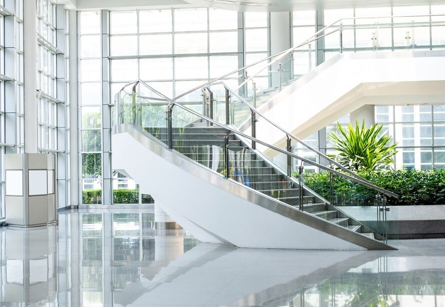 Glass Railing Retail Commercial Glass Railing Solutions | Offices, Retail & More