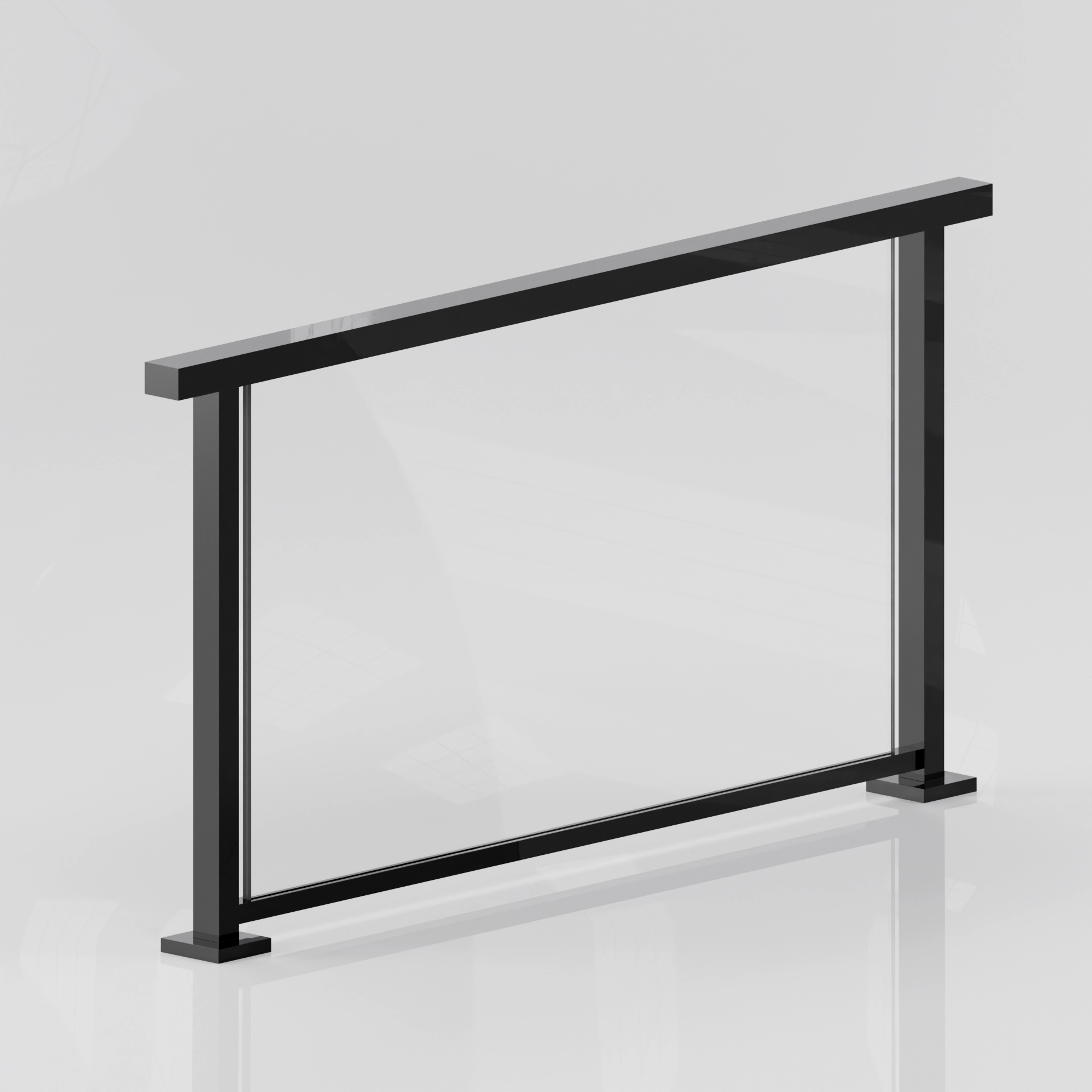 Framed with Bottom and Top Rail