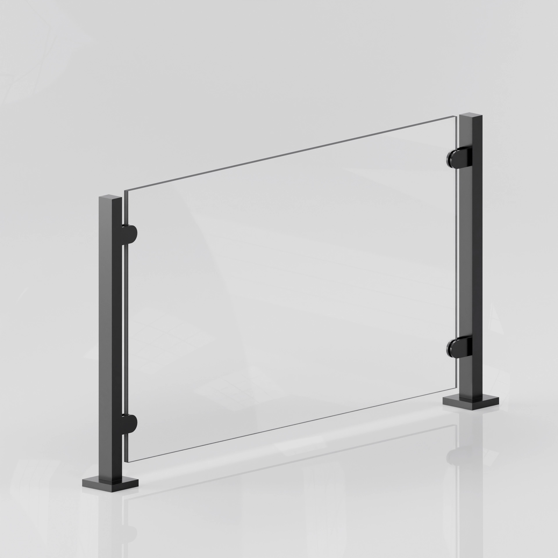 Post and Clamp Frameless