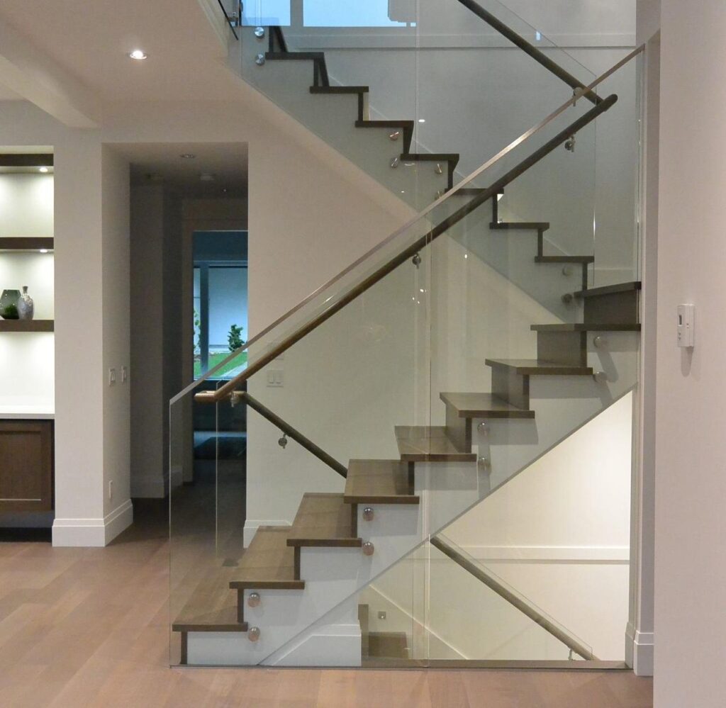 cleaning of glass railing tips