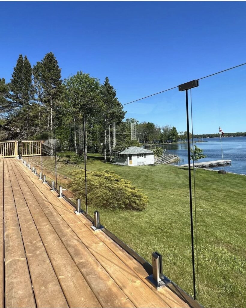 Glass railing hardware maintenance types