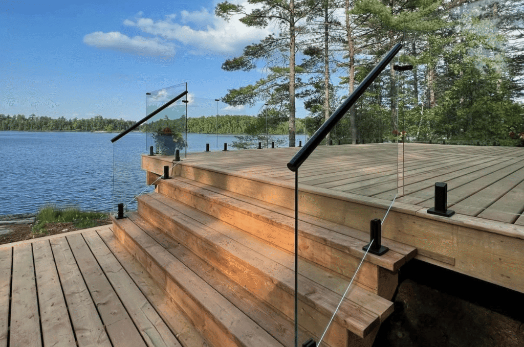 Outdoor Viewing Point Railing Outdoor Glass Railing vs Deck Railing: Complete Comparison